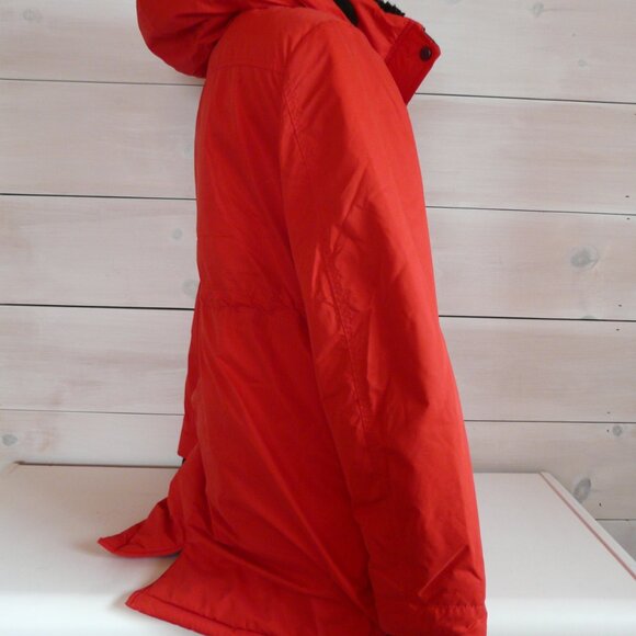 Superdry Ladies Red Winter Parka  Coat 12 - Picture 16 of 16